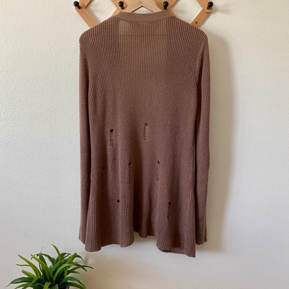 Daytrip Lavender/Mauve Cardigan Sweater - Picture 2 of 6